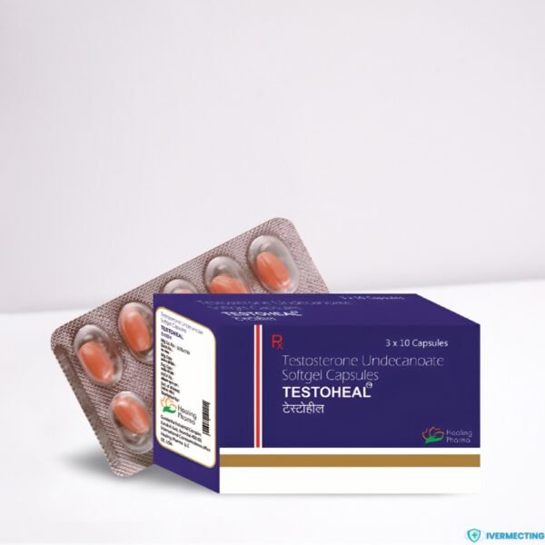 Testosterone Booster Capsules - Testoheal Undecanoate 30 Capsules