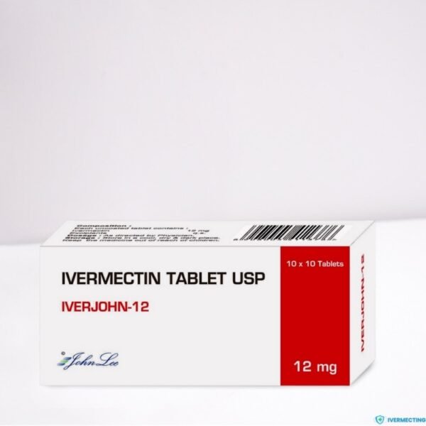 Iverjohn 12mg 100 Tablets - Ivermectin for Parasitic Infections