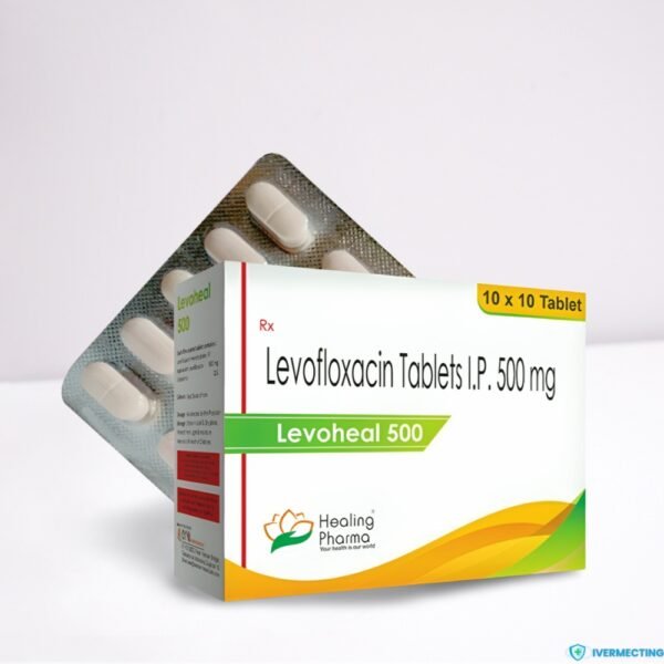 Levoheal 500mg Tablets - Levofloxacin 100 Tablets for Bacterial Infection Treatment